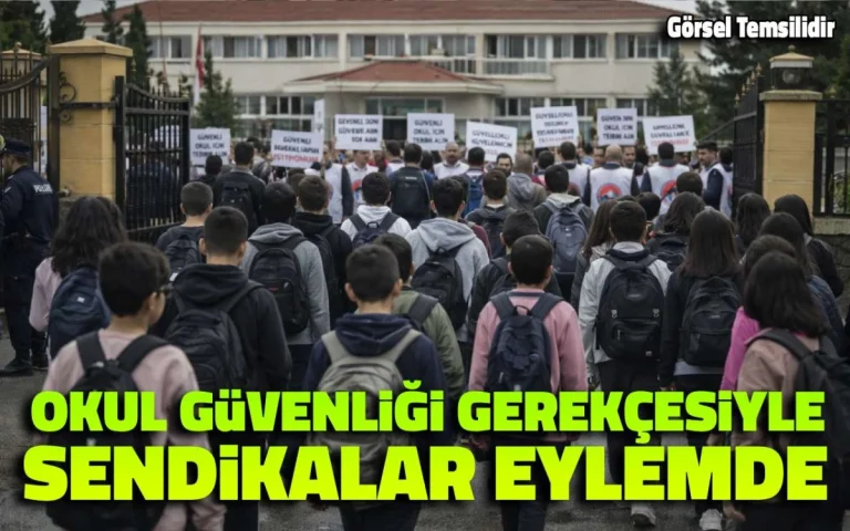 Kırşehir’de 5 sendikadan okul güvenliği için iş bırakma