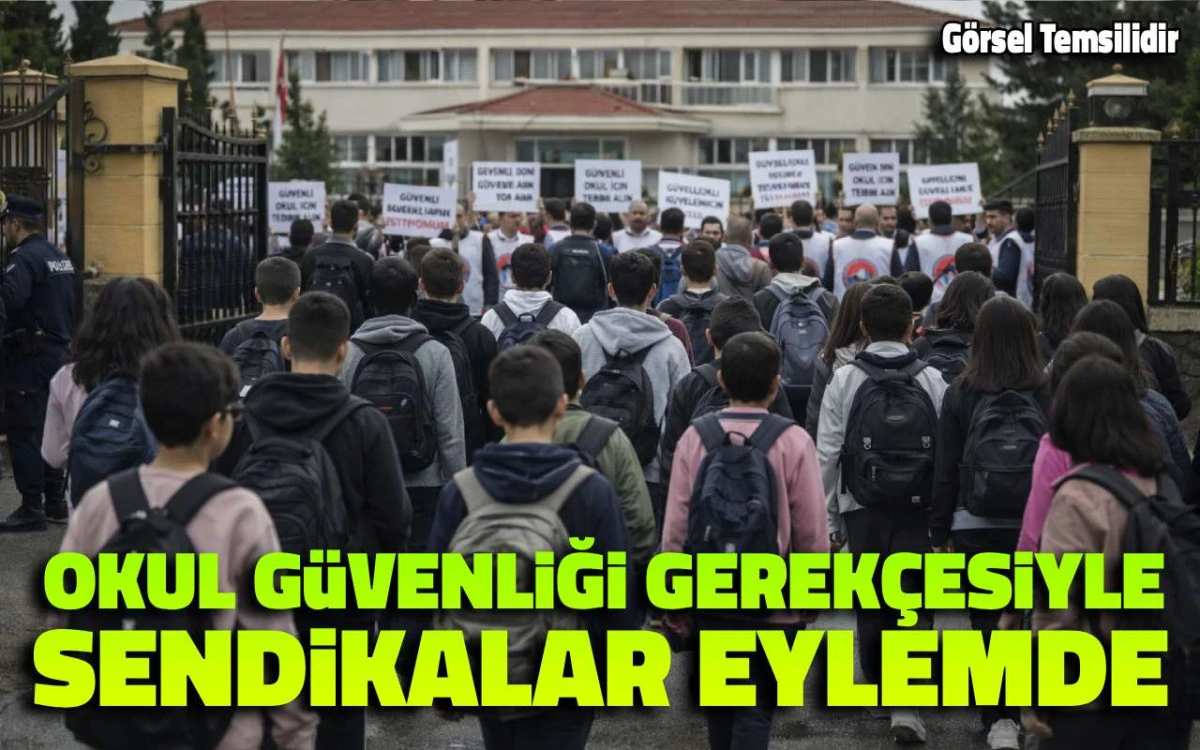 Kırşehir’de 5 sendikadan okul güvenliği için iş bırakma