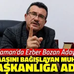 Kaman’da maaşını bağışlayan muhtar başkanlığa aday